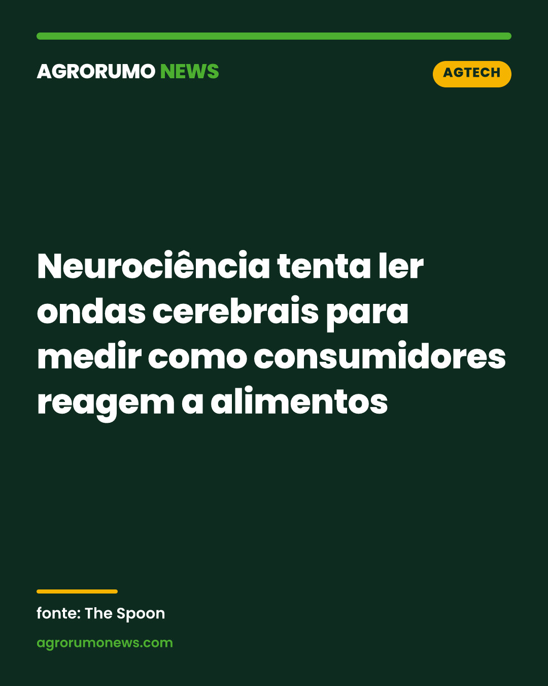 Neurociência tenta ler ondas cerebrais para medir como consumidores reagem a alimentos