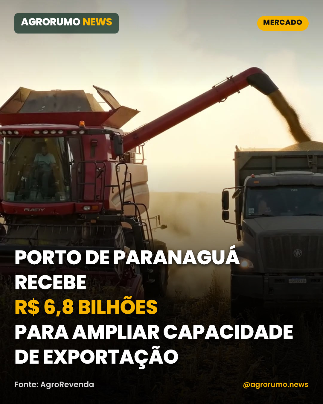Porto de Paranaguá recebe R$ 6,8 bilhões para ampliar capacidade de exportação