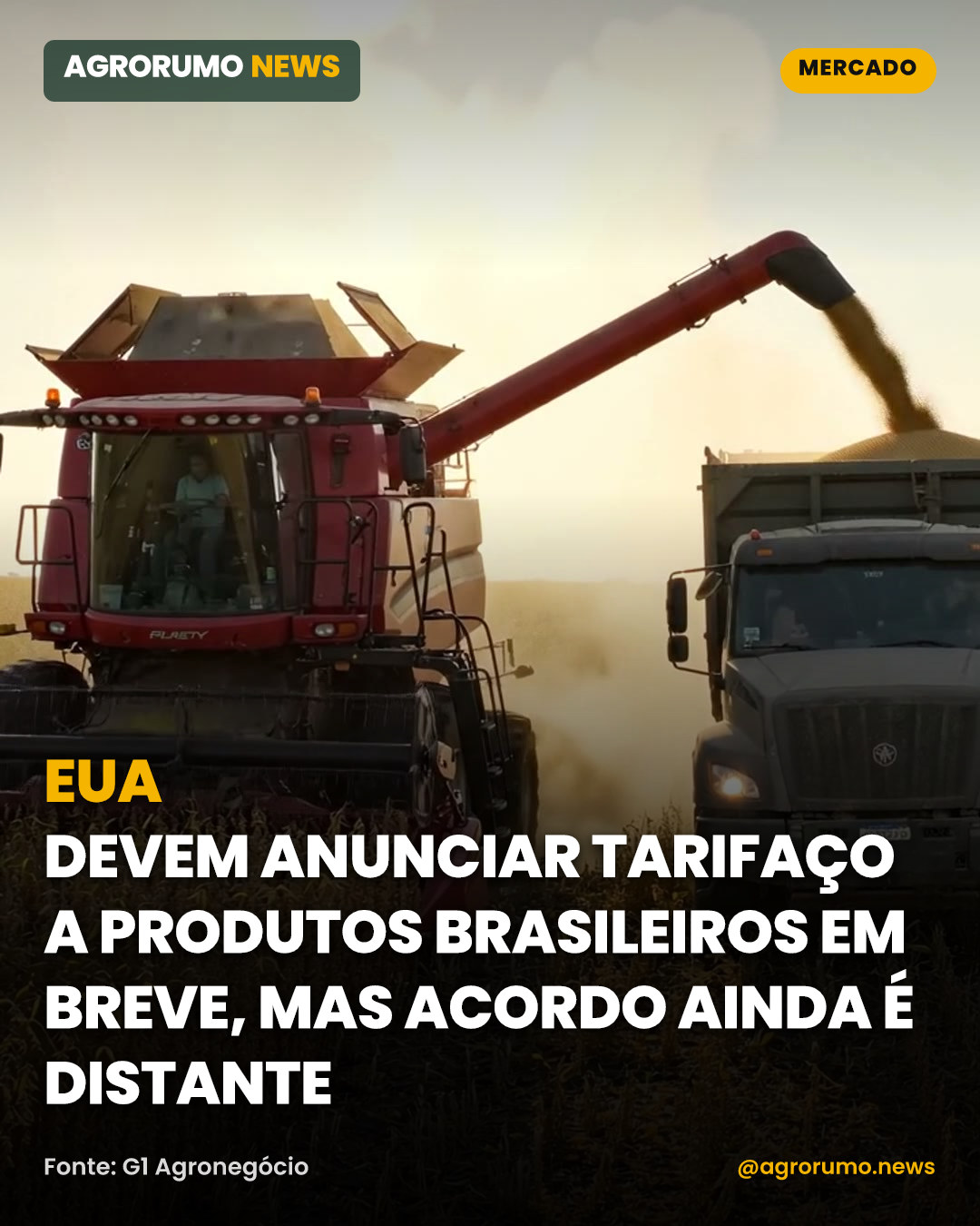 EUA devem anunciar tarifaço a produtos brasileiros em breve, mas acordo ainda é distante