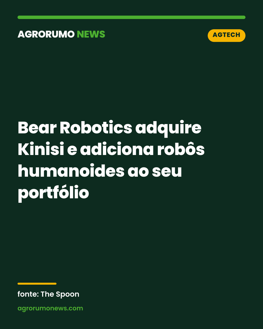 Bear Robotics adquire Kinisi e adiciona robôs humanoides ao seu portfólio