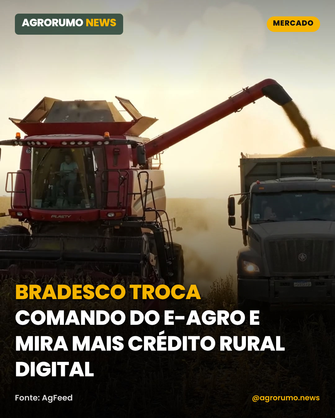 Bradesco troca comando do E-agro e mira mais crédito rural digital