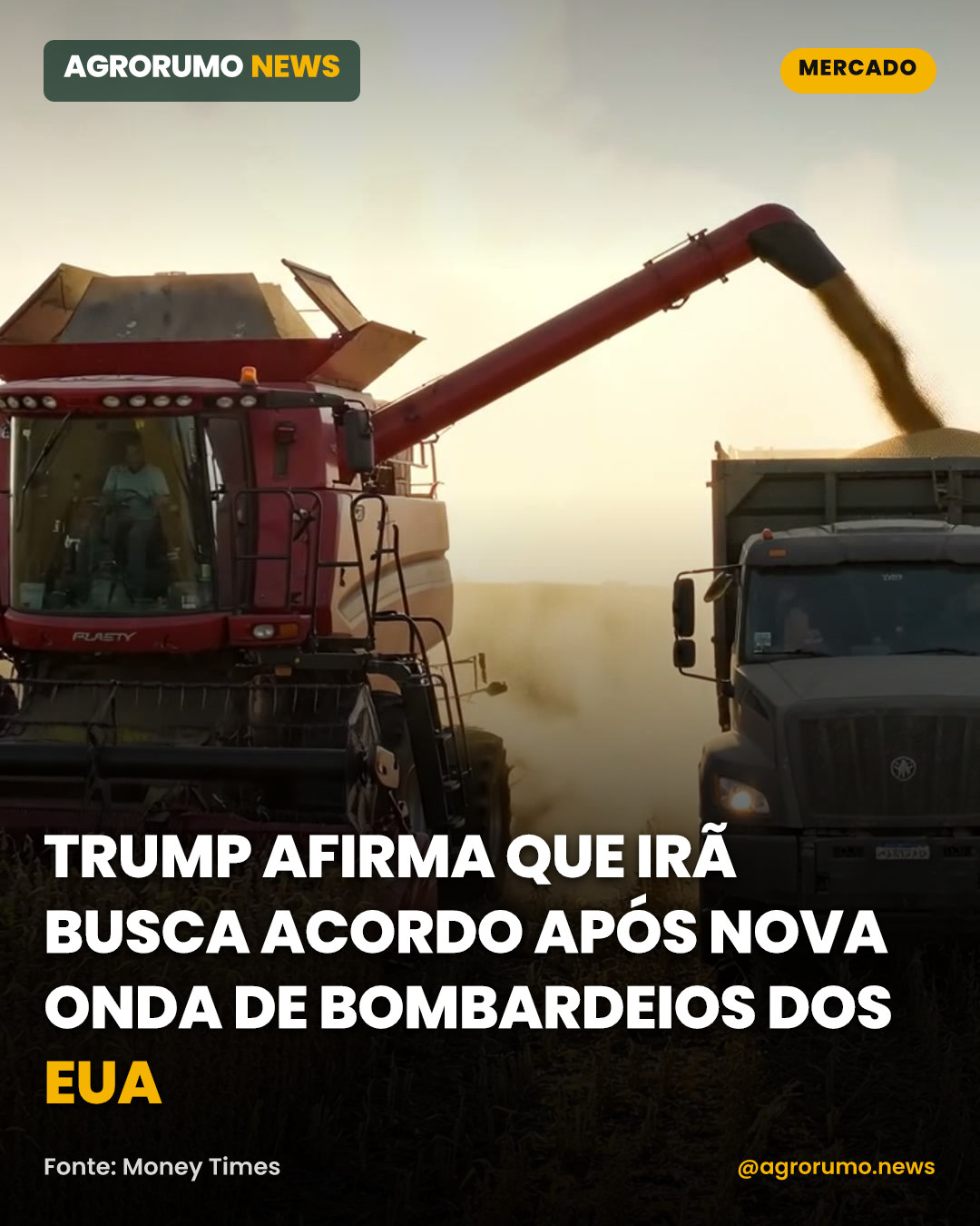Trump afirma que Irã busca acordo após nova onda de bombardeios dos EUA