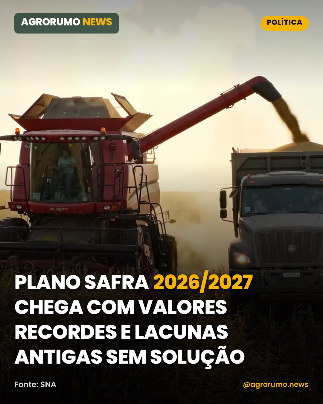 Plano Safra 2026/2027 chega com valores recordes e lacunas antigas sem solução