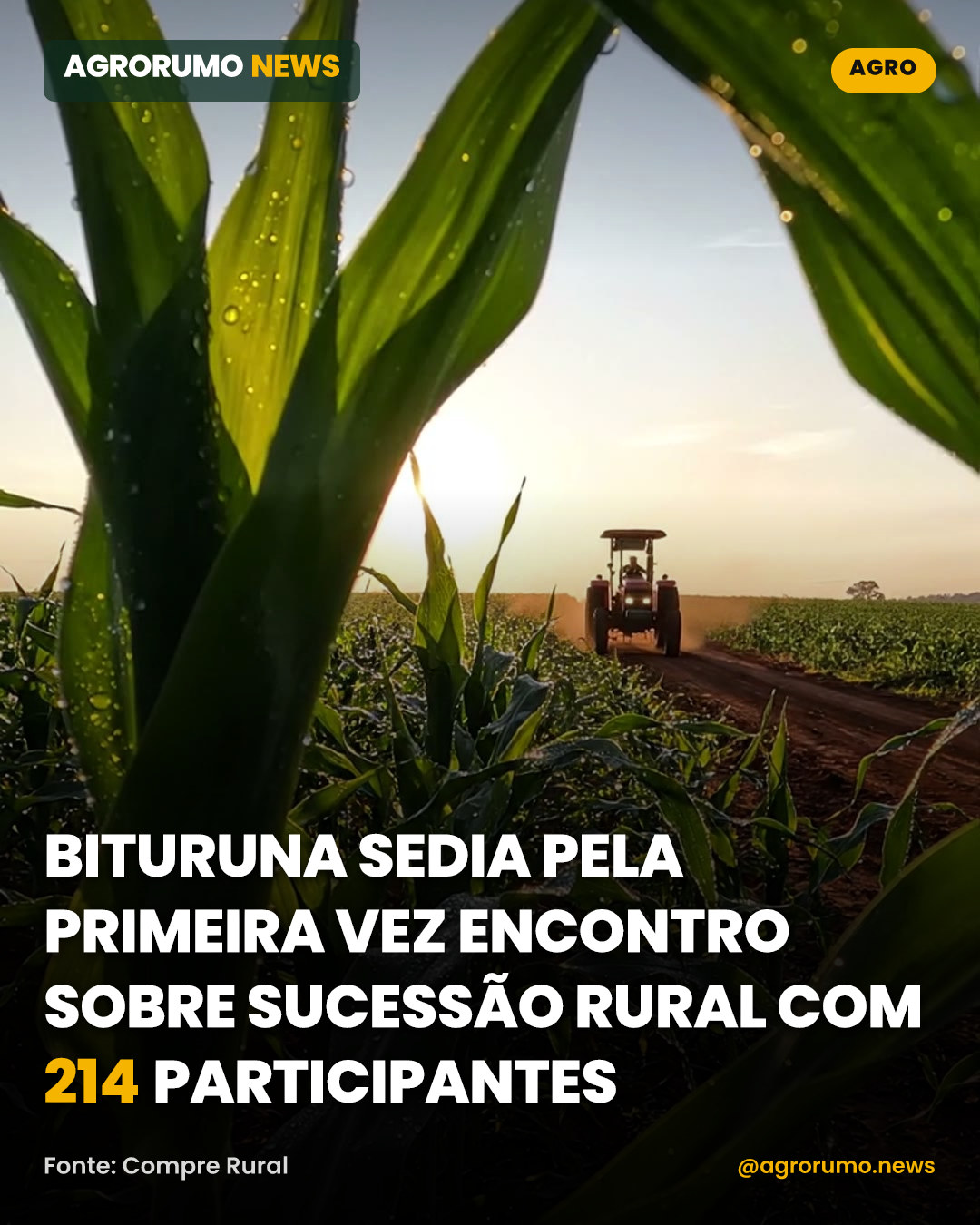 Bituruna sedia pela primeira vez encontro sobre sucessão rural com 214 participantes