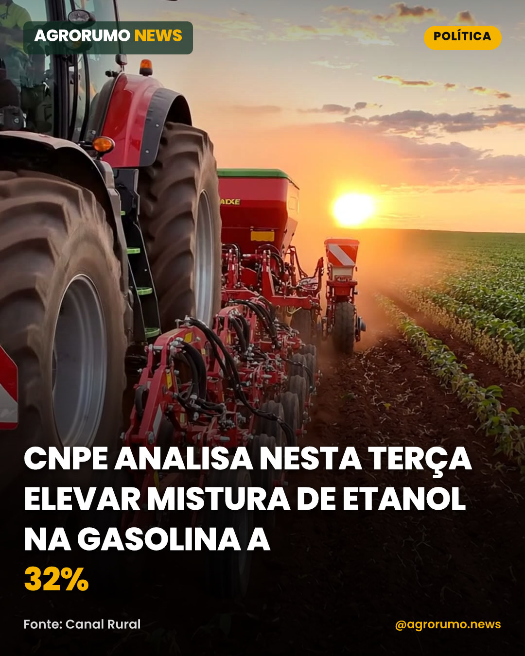 CNPE analisa nesta terça elevar mistura de etanol na gasolina a 32%