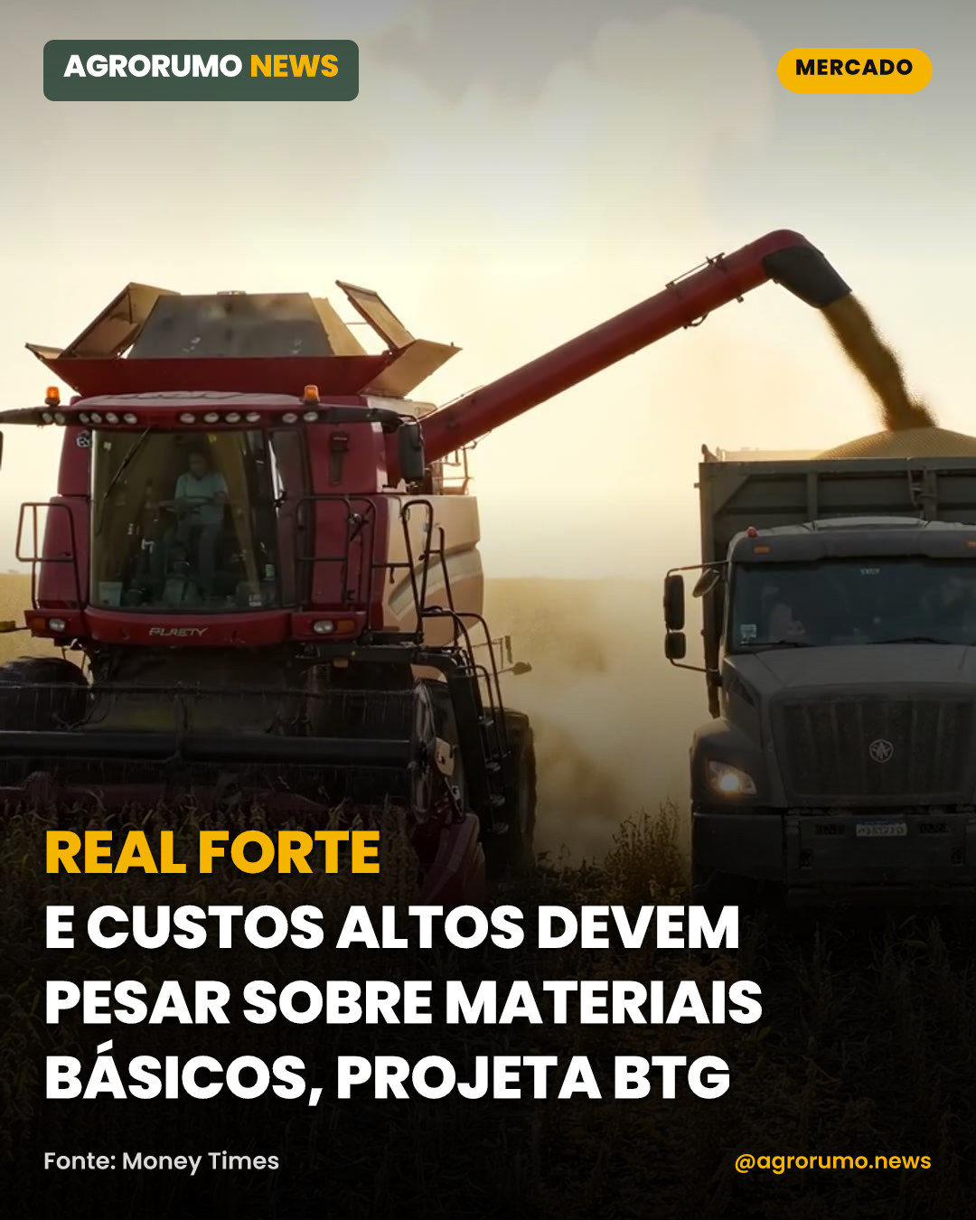 Real forte e custos altos devem pesar sobre materiais básicos, projeta BTG