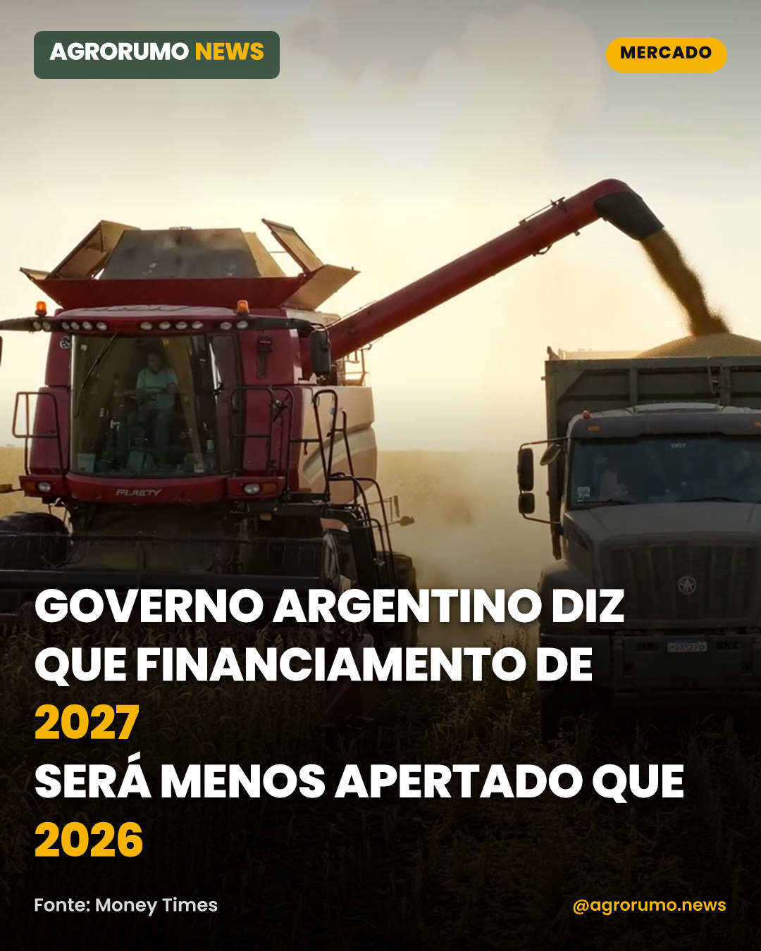 Governo argentino diz que financiamento de 2027 será menos apertado que 2026
