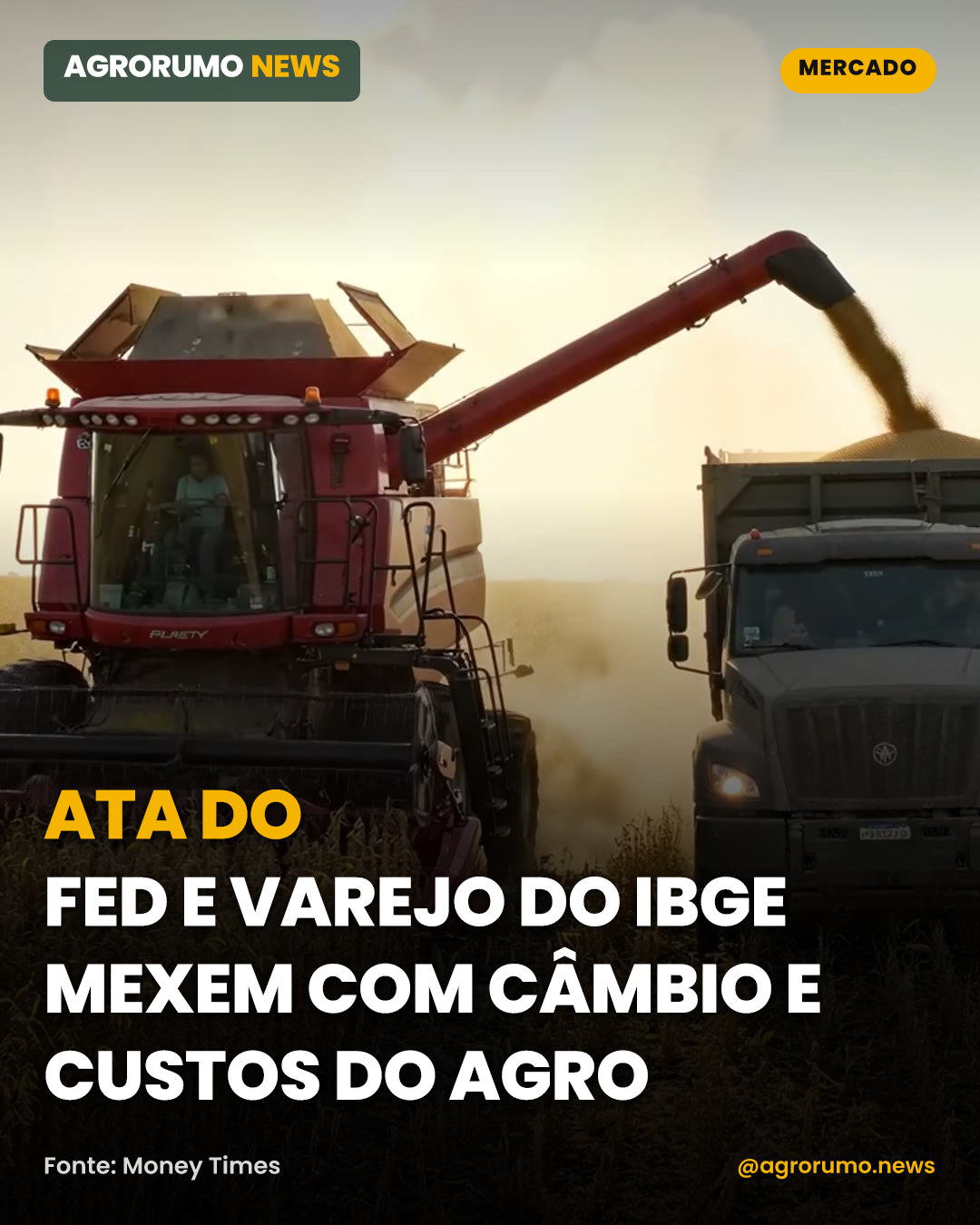 Ata do Fed e varejo do IBGE mexem com câmbio e custos do agro