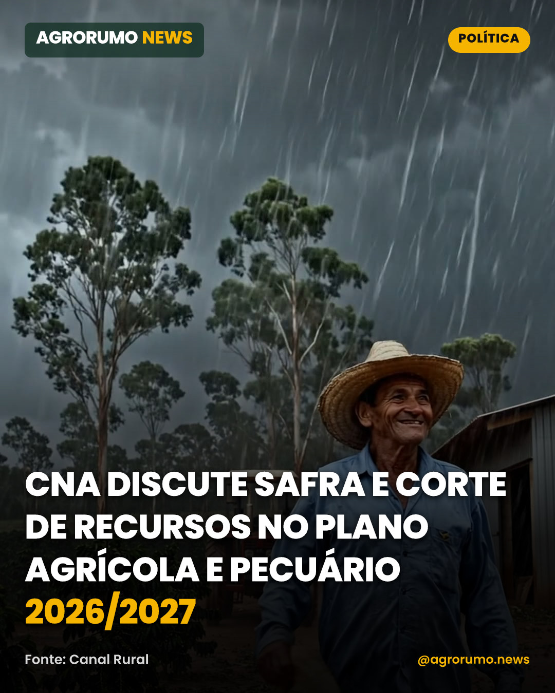 CNA discute safra e corte de recursos no Plano Agrícola e Pecuário 2026/2027