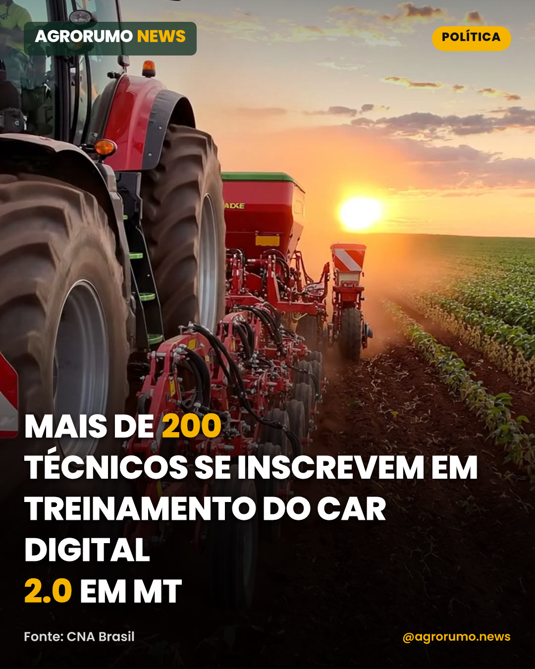 Mais de 200 técnicos se inscrevem em treinamento do CAR Digital 2.0 em MT