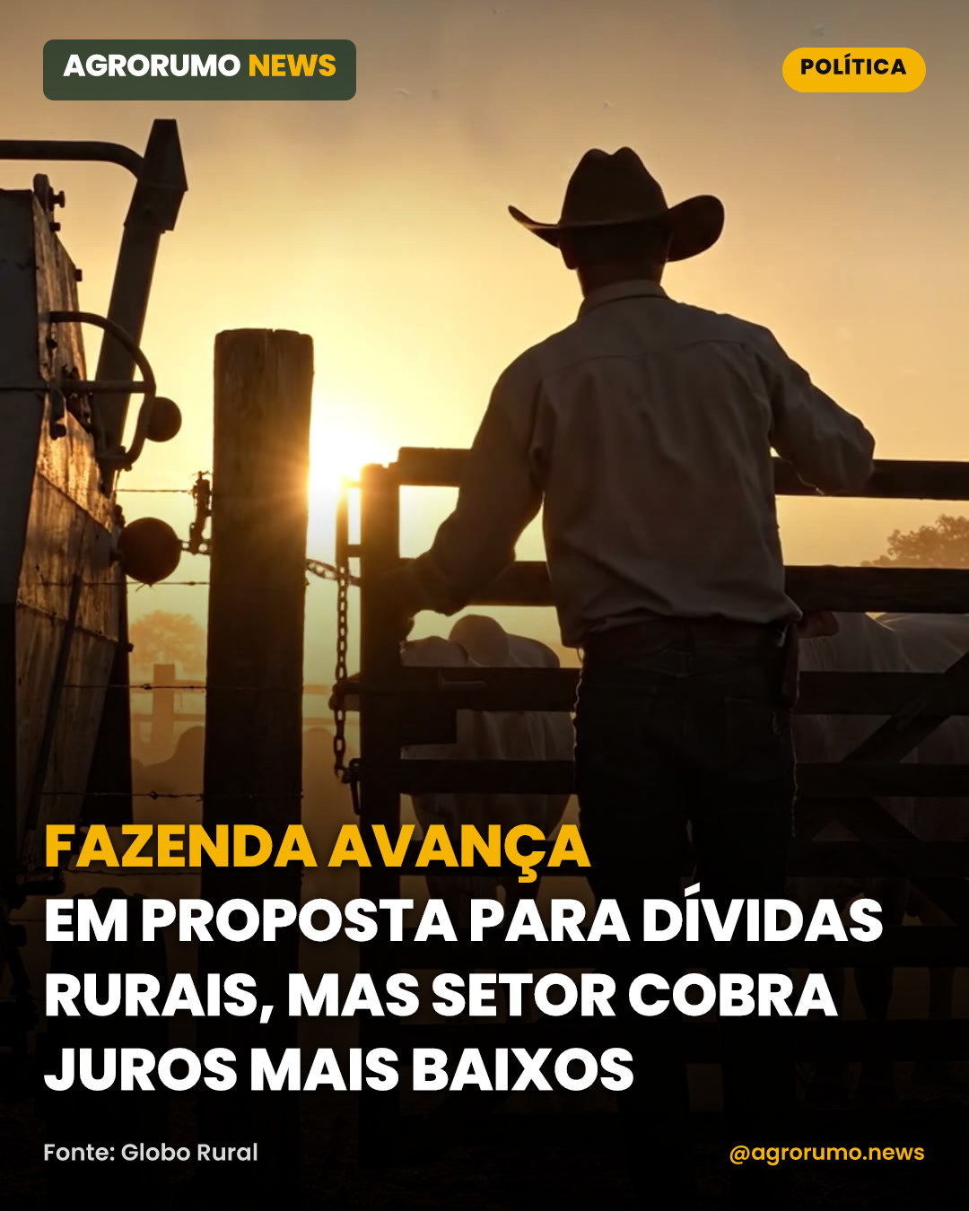 Fazenda avança em proposta para dívidas rurais, mas setor cobra juros mais baixos