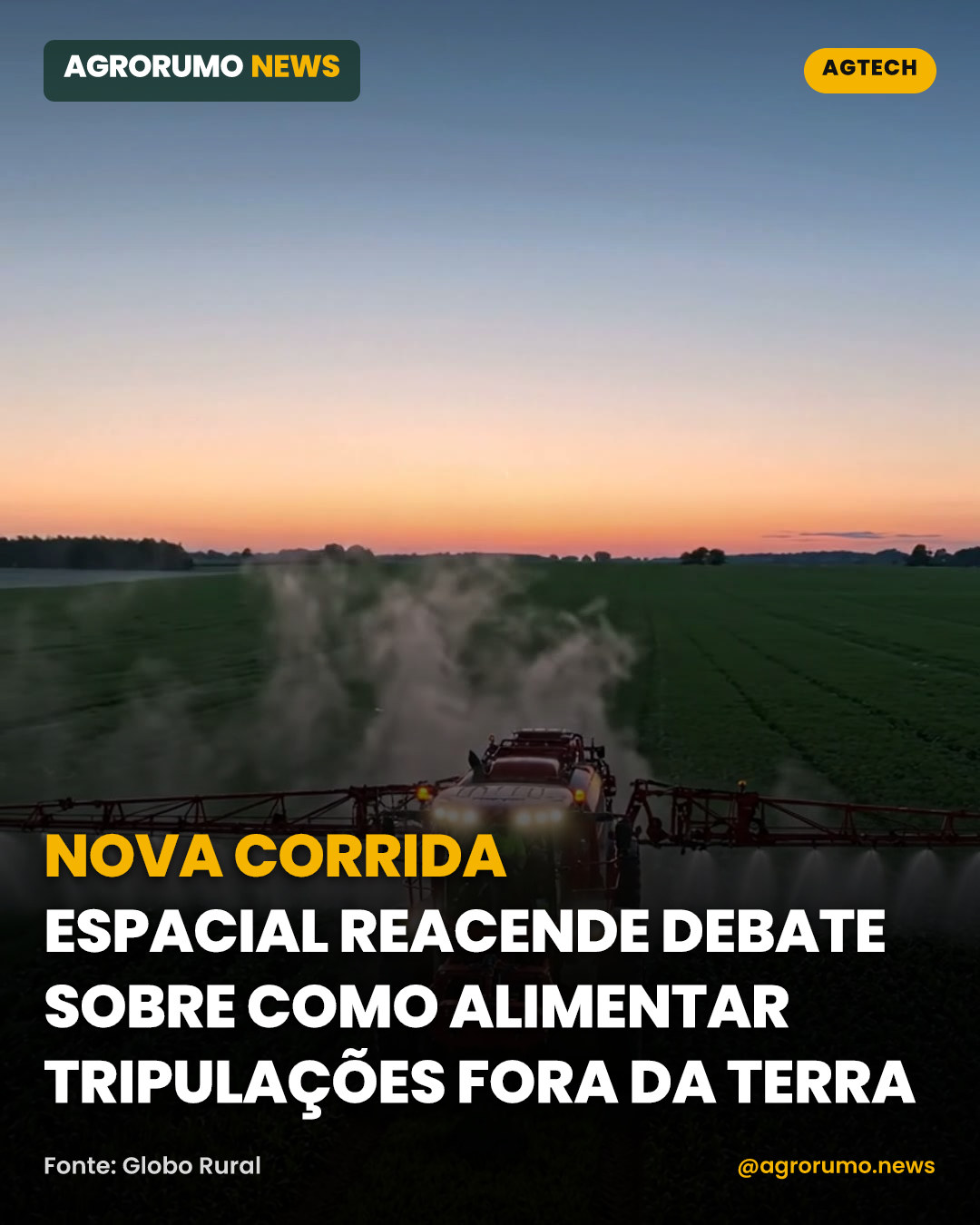 Nova corrida espacial reacende debate sobre como alimentar tripulações fora da Terra