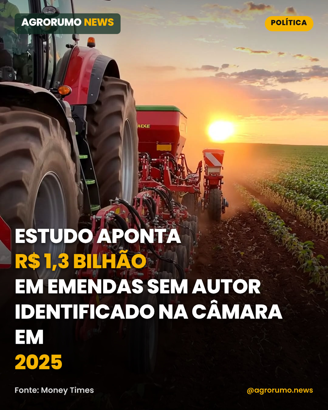 Estudo aponta R$ 1,3 bilhão em emendas sem autor identificado na Câmara em 2025