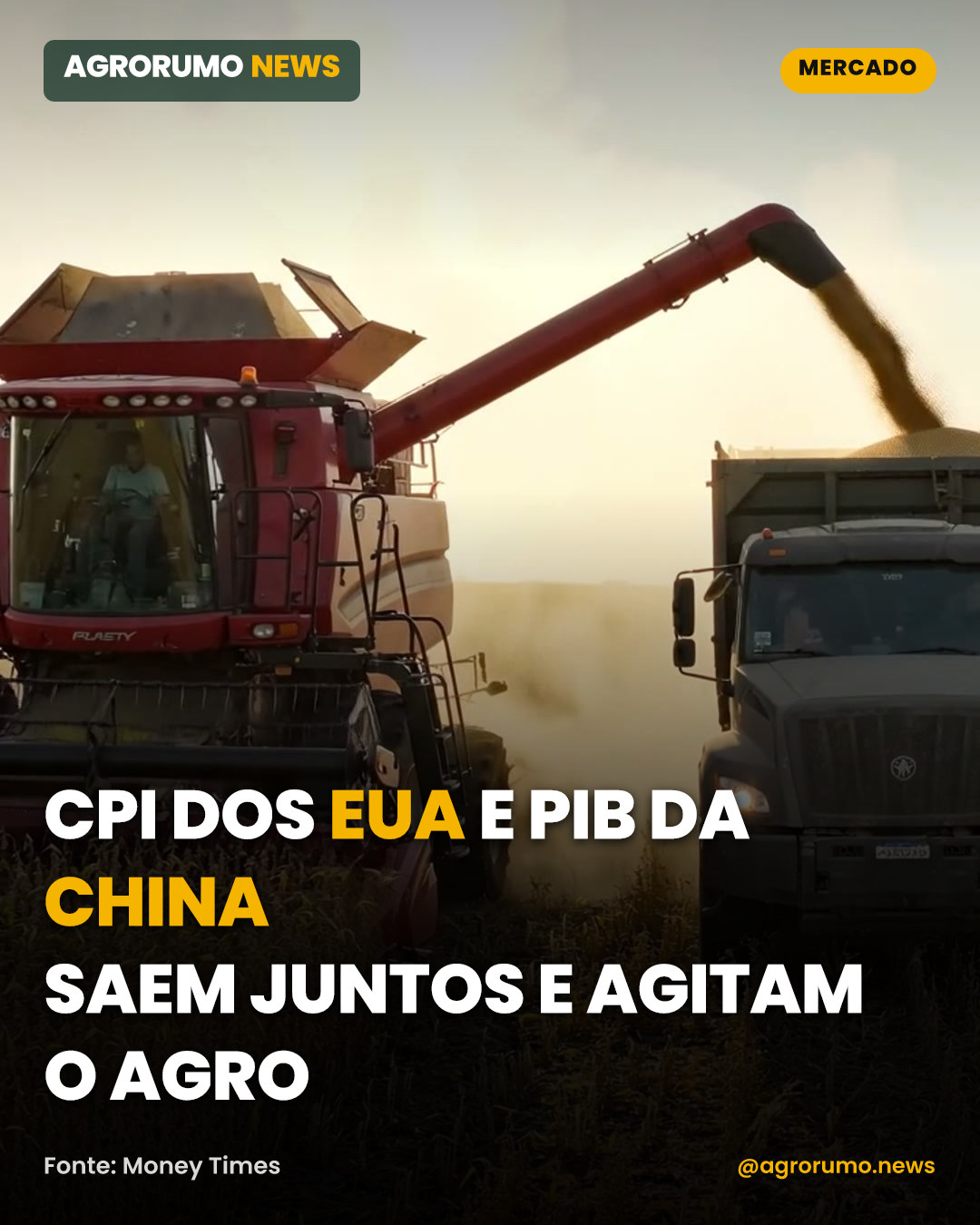 CPI dos EUA e PIB da China saem juntos e agitam o agro