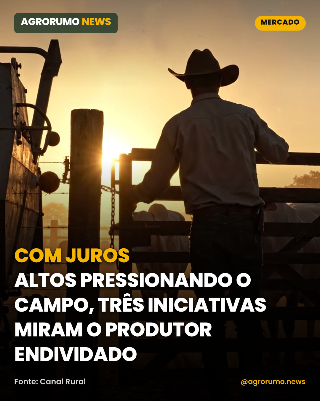 Com juros altos pressionando o campo, três iniciativas miram o produtor endividado