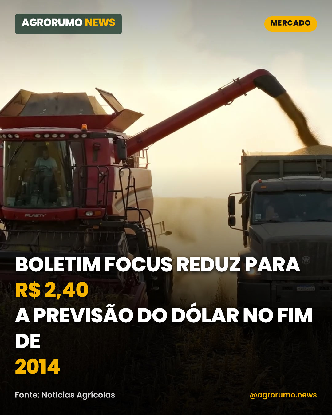 Boletim Focus reduz para R$ 2,40 a previsão do dólar no fim de 2014