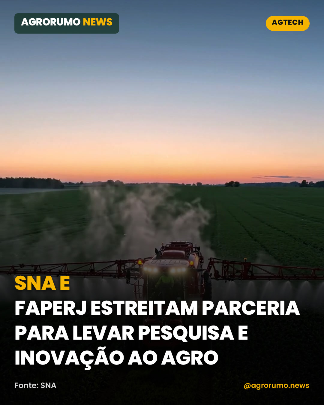 SNA e Faperj estreitam parceria para levar pesquisa e inovação ao agro