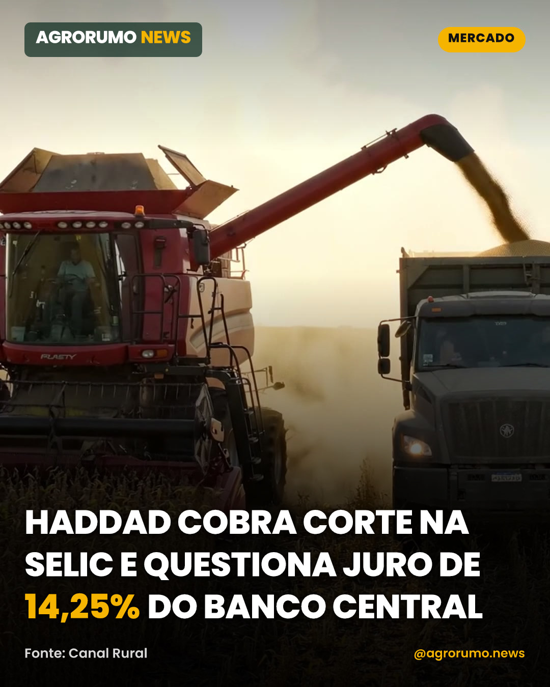 Haddad cobra corte na Selic e questiona juro de 14,25% do Banco Central