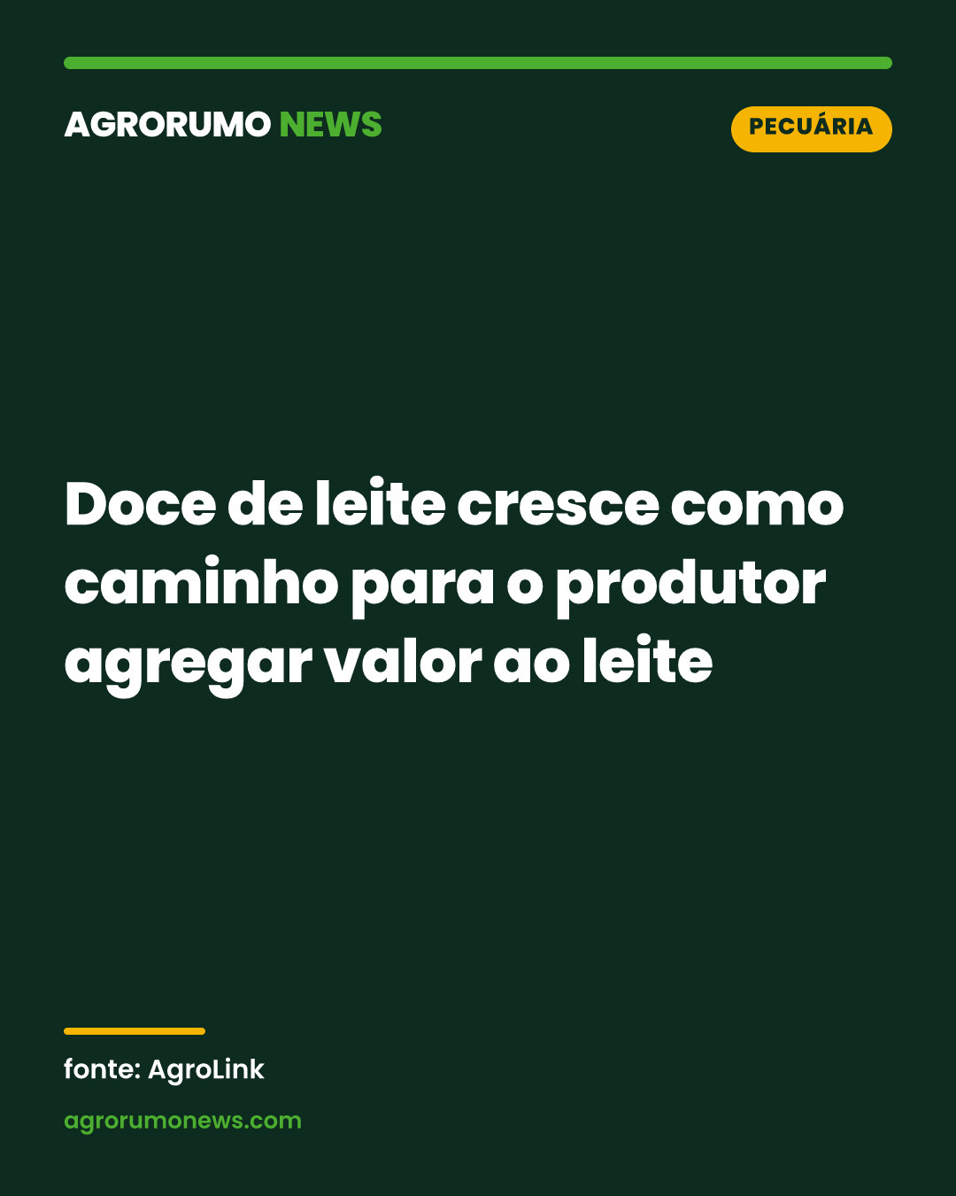 Doce de leite cresce como caminho para o produtor agregar valor ao leite