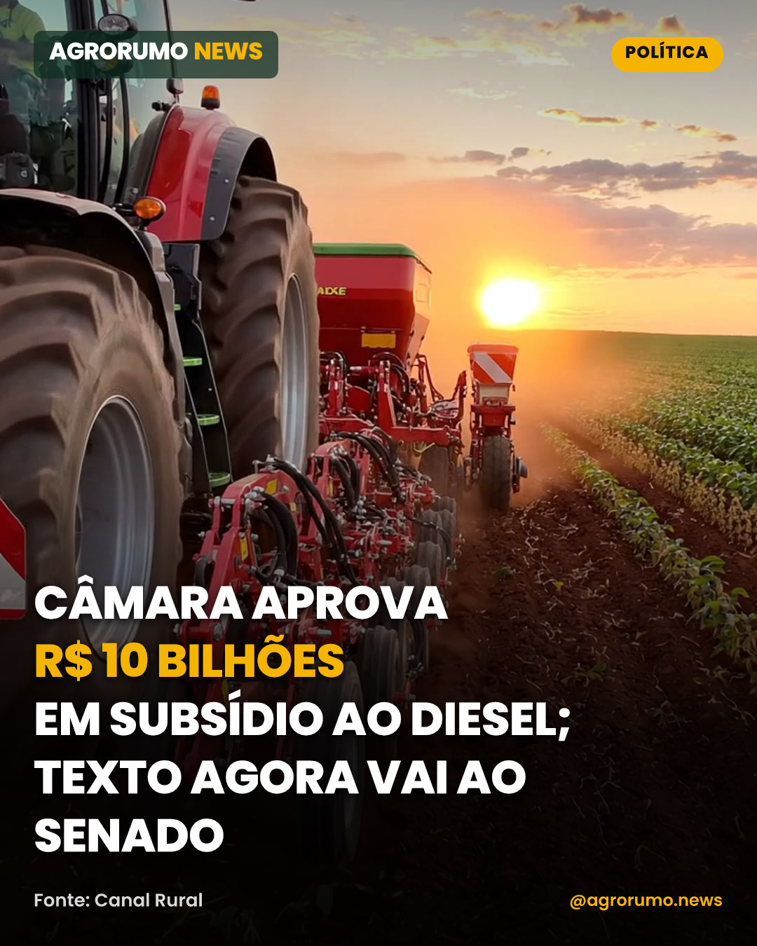 Câmara aprova R$ 10 bilhões em subsídio ao diesel; texto agora vai ao Senado