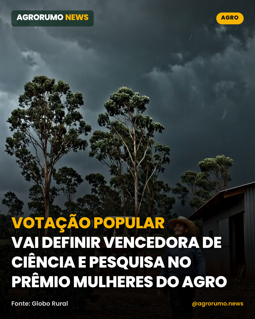 Votação popular vai definir vencedora de Ciência e Pesquisa no Prêmio Mulheres do Agro