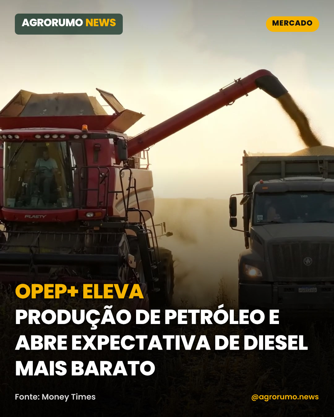 Opep+ eleva produção de petróleo e abre expectativa de diesel mais barato