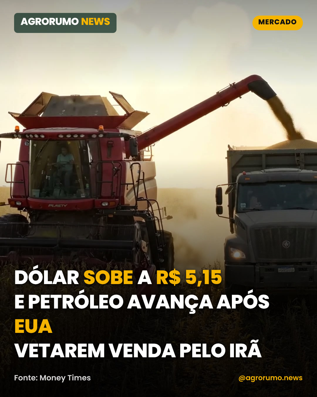 Dólar sobe a R$ 5,15 e petróleo avança após EUA vetarem venda pelo Irã