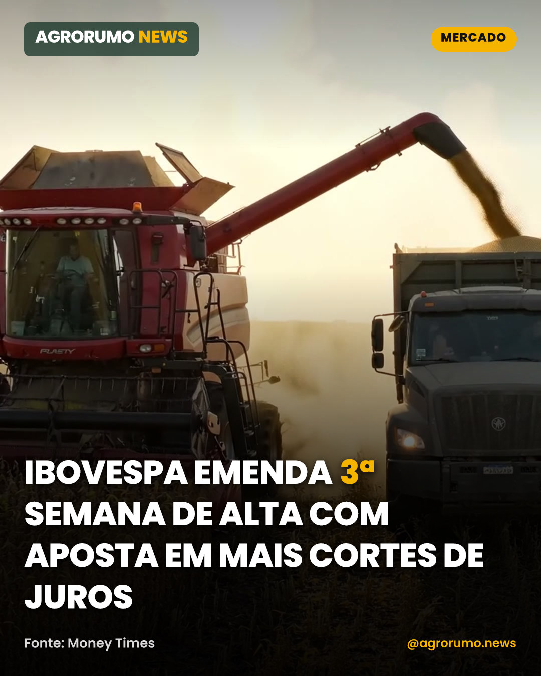 Ibovespa emenda 3ª semana de alta com aposta em mais cortes de juros