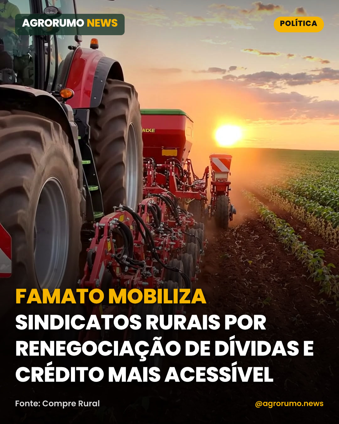 Famato mobiliza sindicatos rurais por renegociação de dívidas e crédito mais acessível