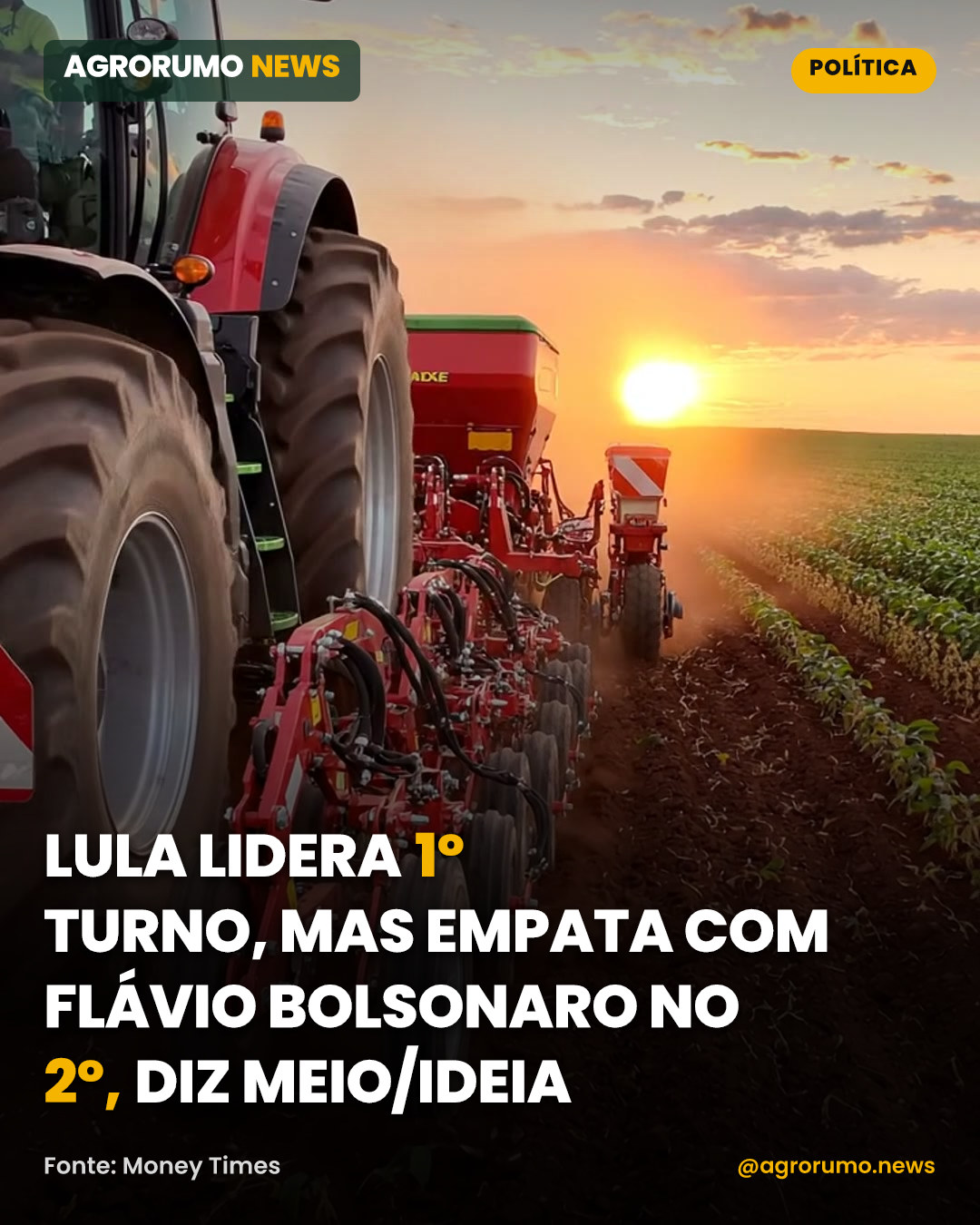 Lula lidera 1º turno, mas empata com Flávio Bolsonaro no 2º, diz Meio/Ideia