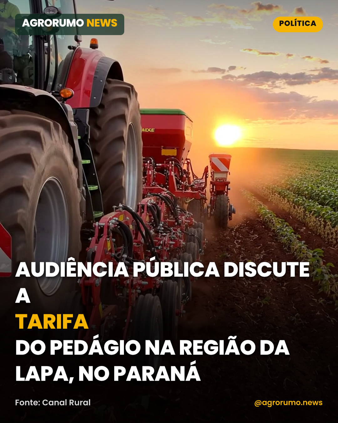 Audiência pública discute a tarifa do pedágio na região da Lapa, no Paraná