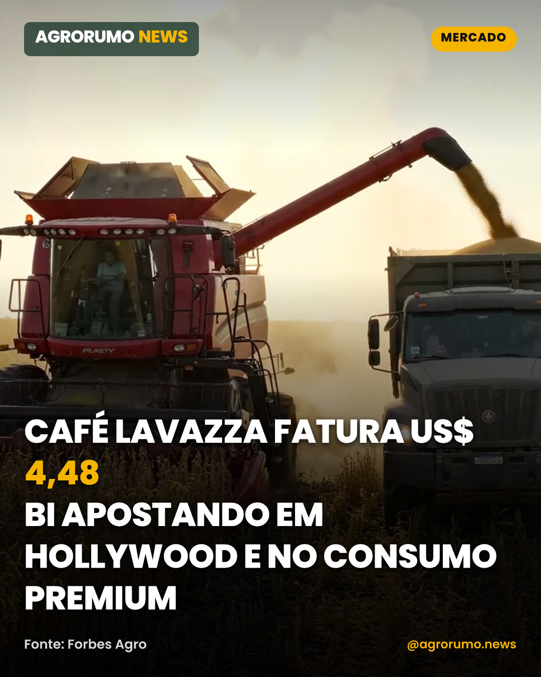 Café Lavazza fatura US$ 4,48 bi apostando em Hollywood e no consumo premium