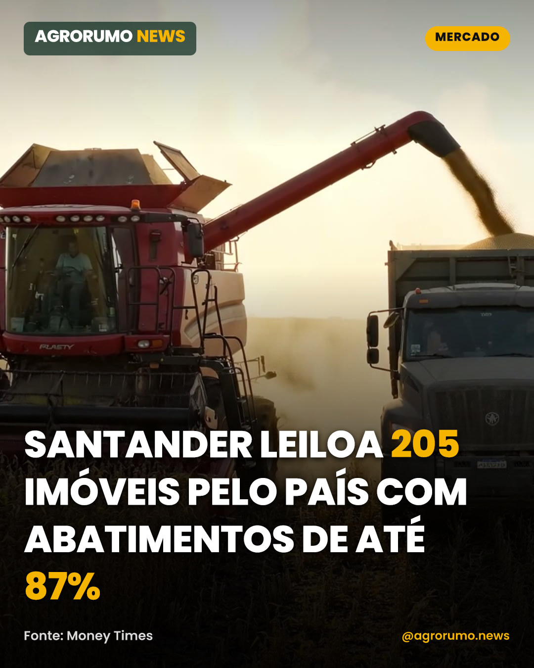 Santander leiloa 205 imóveis pelo país com abatimentos de até 87%