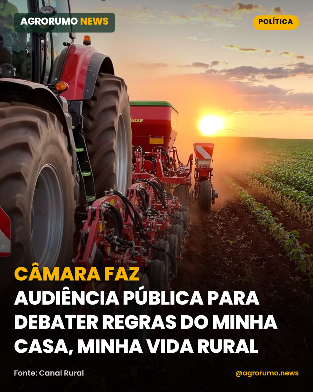 Câmara faz audiência pública para debater regras do Minha Casa, Minha Vida Rural