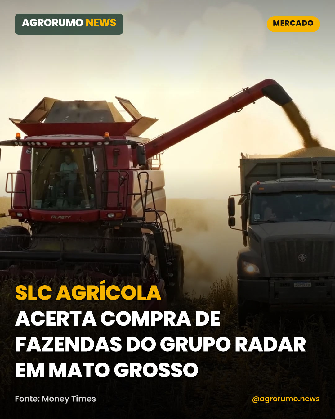 SLC Agrícola acerta compra de fazendas do Grupo Radar em Mato Grosso