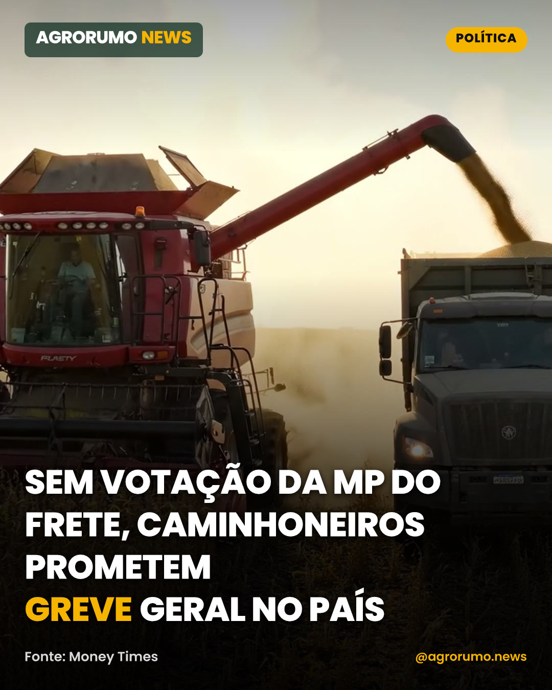 Sem votação da MP do frete, caminhoneiros prometem greve geral no país