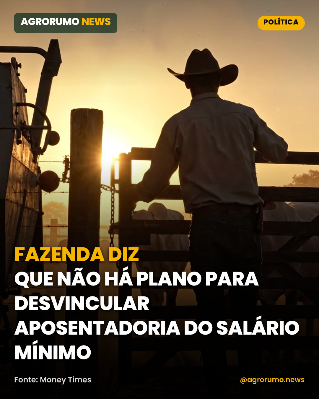 Fazenda diz que não há plano para desvincular aposentadoria do salário mínimo