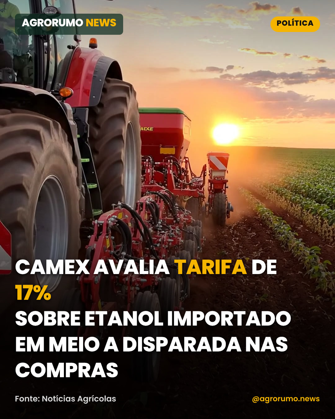 Camex avalia tarifa de 17% sobre etanol importado em meio a disparada nas compras