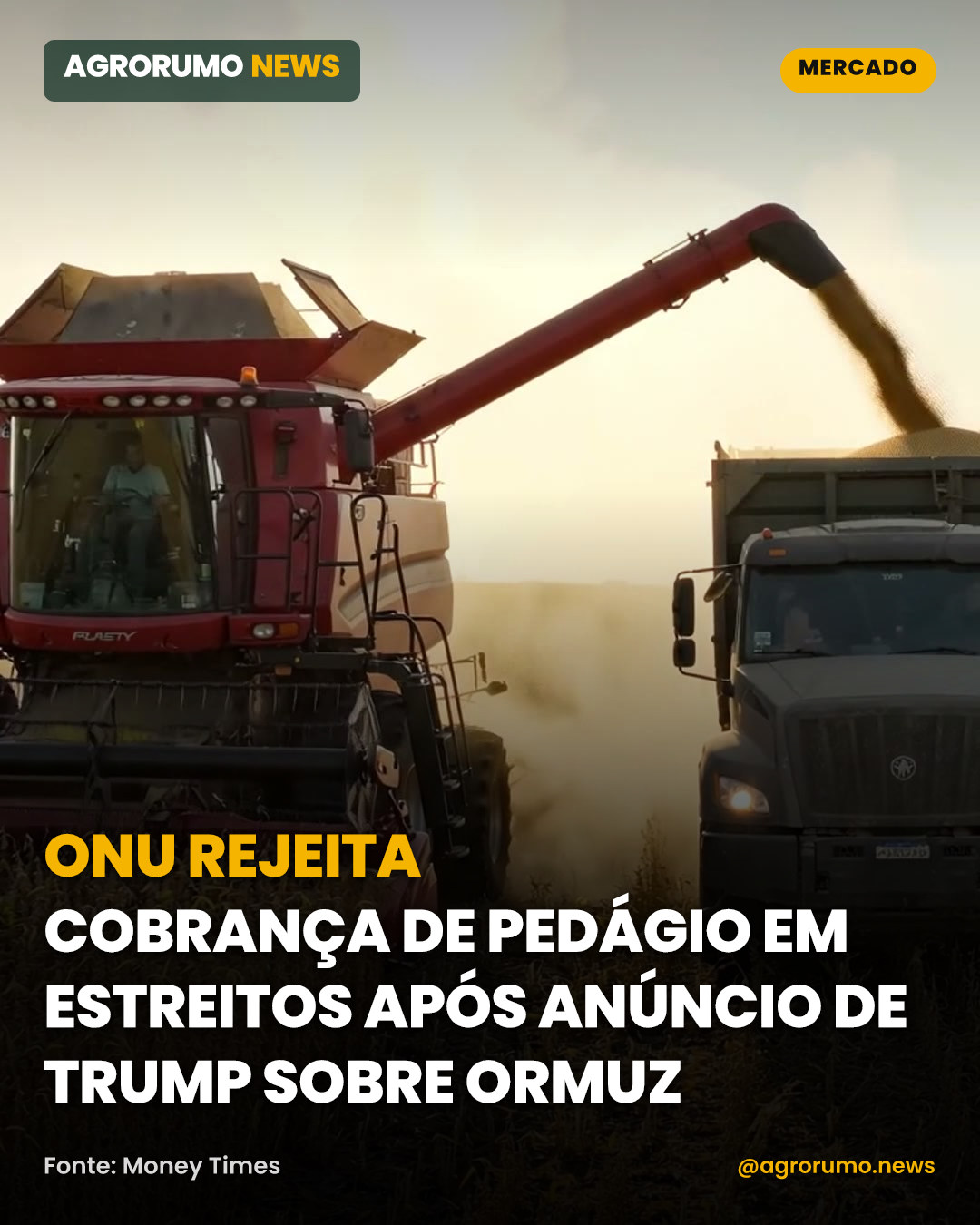 ONU rejeita cobrança de pedágio em estreitos após anúncio de Trump sobre Ormuz
