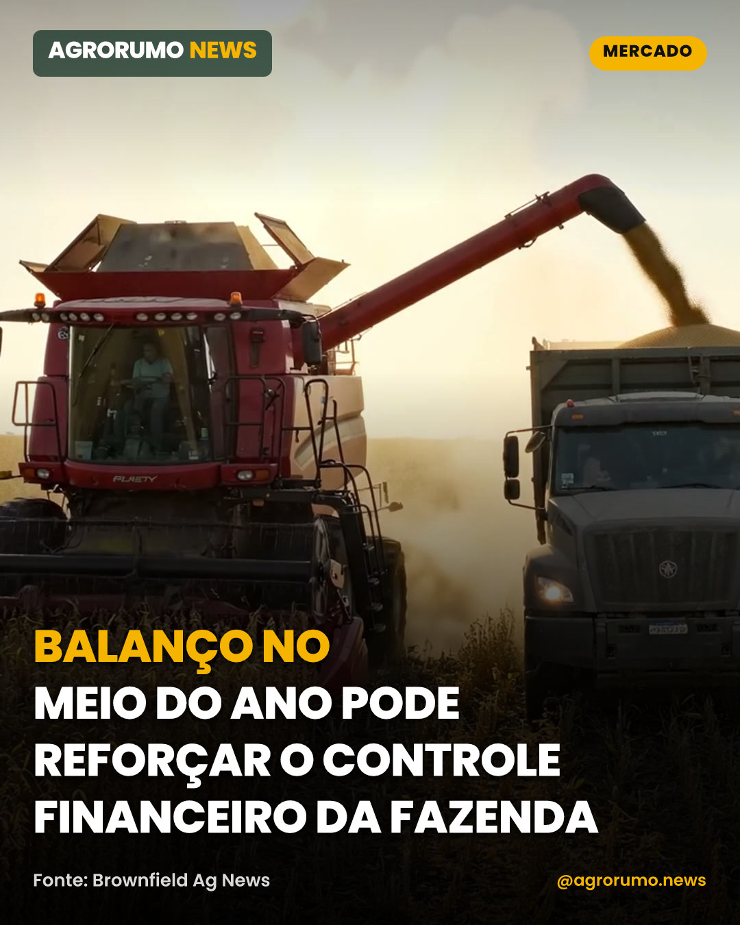 Balanço no meio do ano pode reforçar o controle financeiro da fazenda