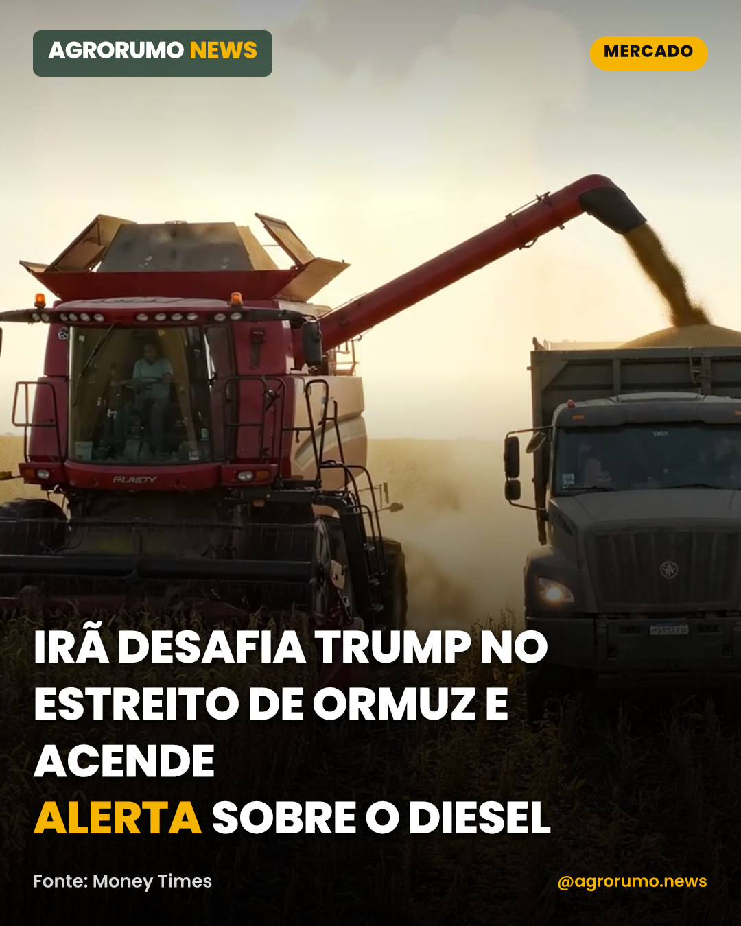 Irã desafia Trump no Estreito de Ormuz e acende alerta sobre o diesel
