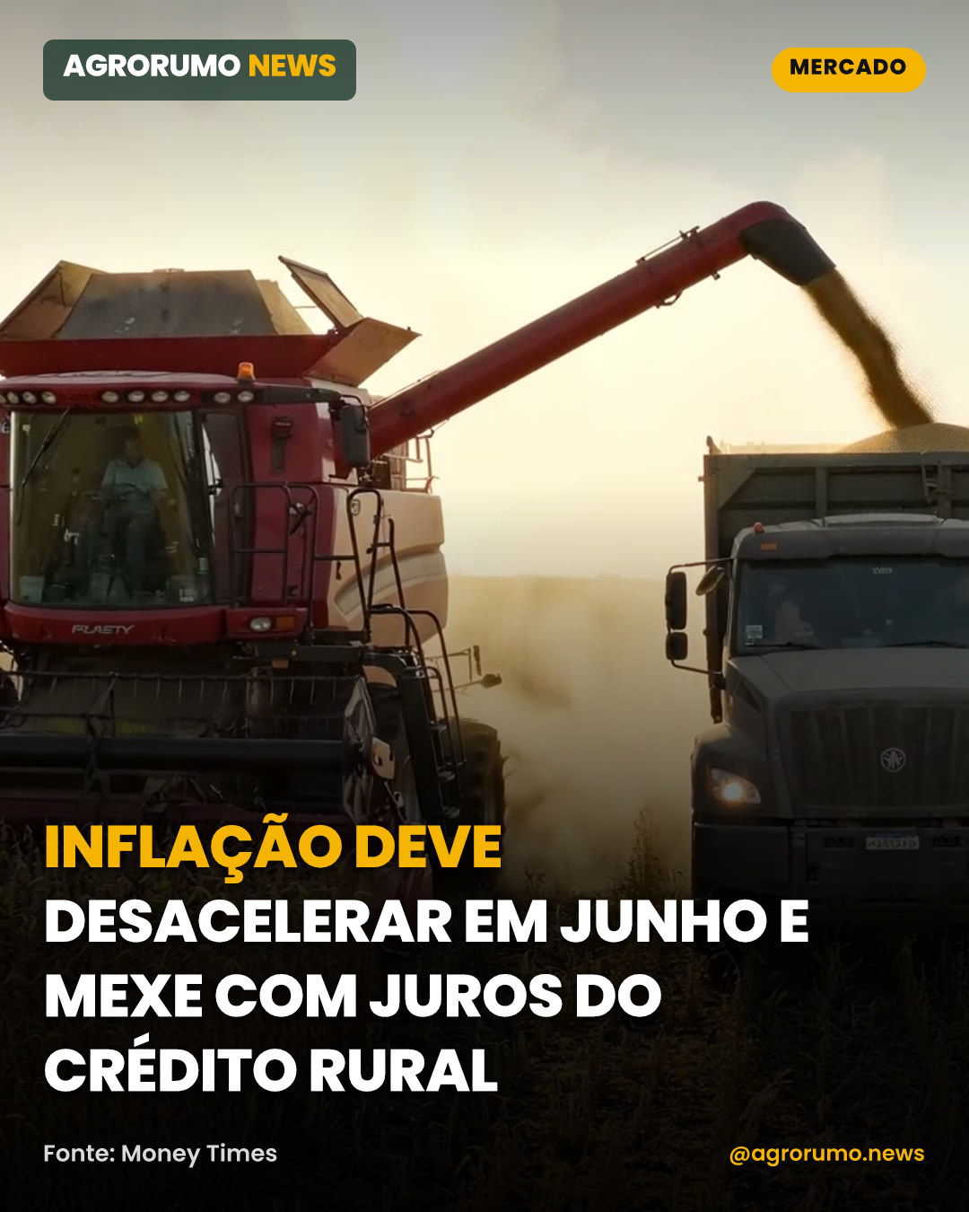 Inflação deve desacelerar em junho e mexe com juros do crédito rural