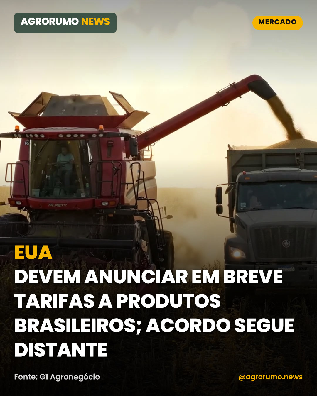 EUA devem anunciar em breve tarifas a produtos brasileiros; acordo segue distante