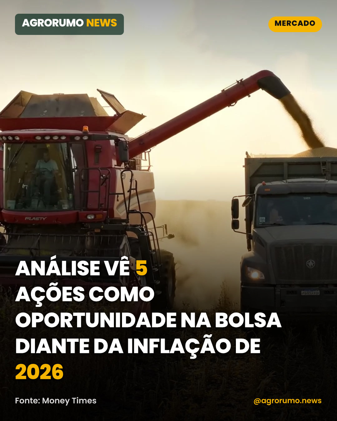 Análise vê 5 ações como oportunidade na bolsa diante da inflação de 2026