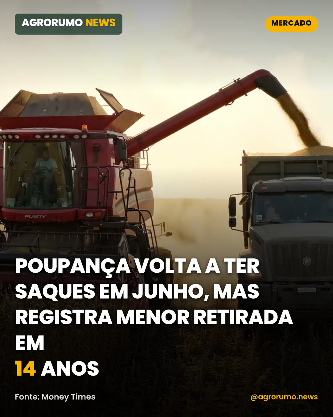 Poupança volta a ter saques em junho, mas registra menor retirada em 14 anos