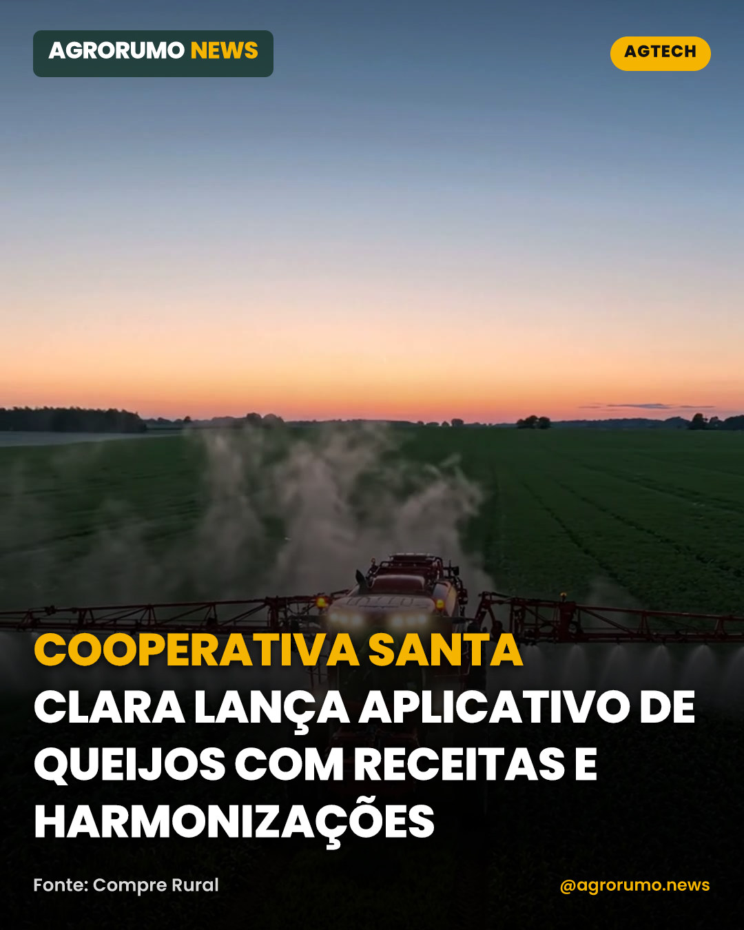 Cooperativa Santa Clara lança aplicativo de queijos com receitas e harmonizações