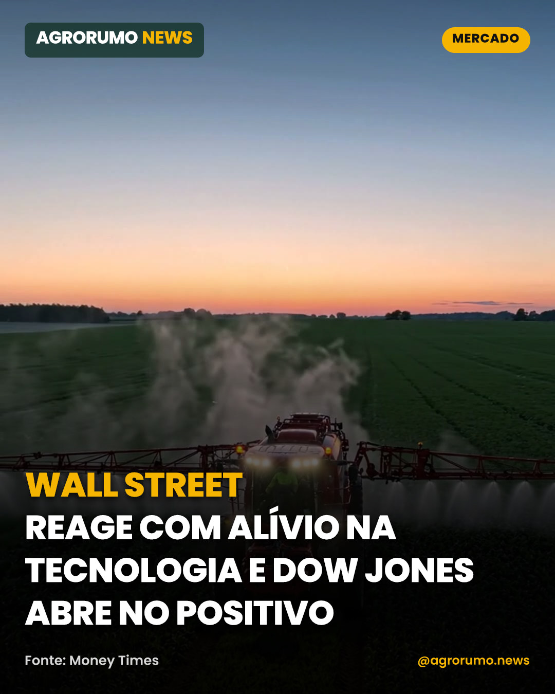 Wall Street reage com alívio na tecnologia e Dow Jones abre no positivo