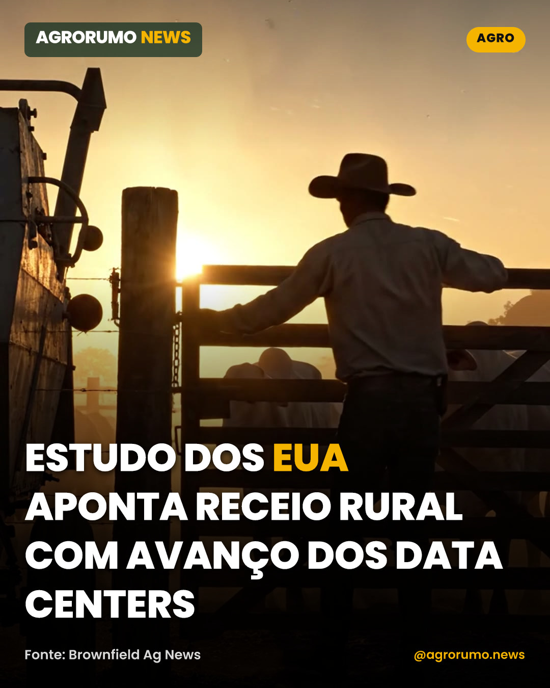 Estudo dos EUA aponta receio rural com avanço dos data centers