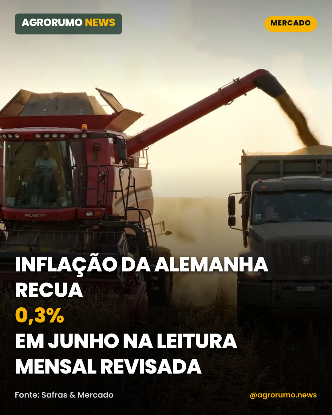 Inflação da Alemanha recua 0,3% em junho na leitura mensal revisada