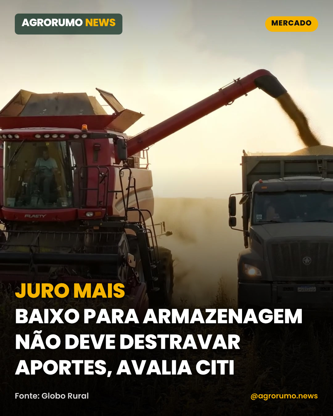 Juro mais baixo para armazenagem não deve destravar aportes, avalia Citi